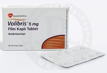VOLIBRIS 5 mg 30 film kaplı tablet kutu görseli