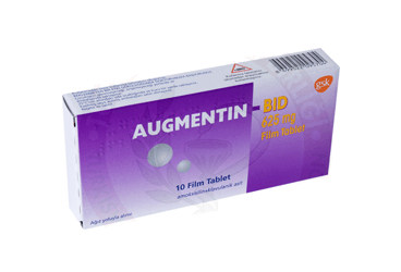 AUGMENTIN-BID 625 mg 10 film tablet kutu görseli
