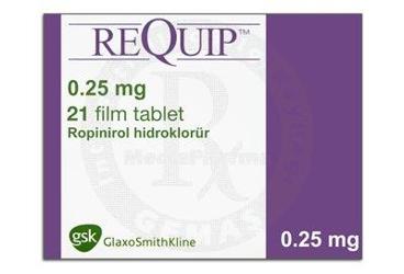 REQUIP 0.25 mg 21 film tablet kutu görseli