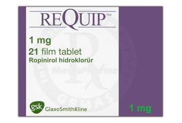 REQUIP 1 mg 21 film tablet kutu görseli