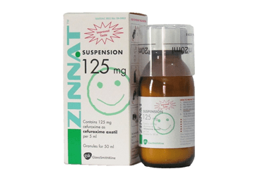 ZINNAT 125 mg 50 ml şurup kutu görseli