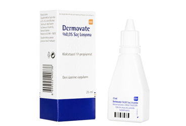 DERMOVATE saç losyonu 25 ml kutu görseli