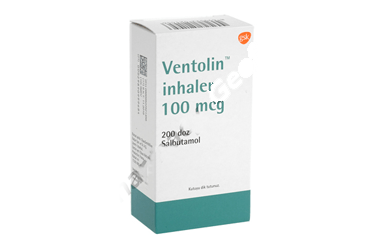 VENTOLIN inhaler 100 mcg 200 doz kutu görseli