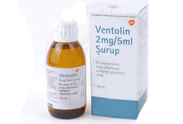 VENTOLIN 2 mg 150 ml şurup kutu görseli