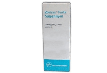 ZOVIRAX FORTE 400 mg 100 ml süspansiyon kutu görseli