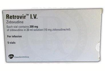 RETROVIR 200 mg/20ml 5 flakon kutu görseli
