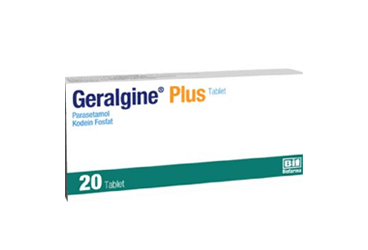 GERALGINE PLUS 20 tablet kutu görseli