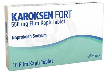 KAROKSEN FORT 550 mg 10 tablet kutu görseli