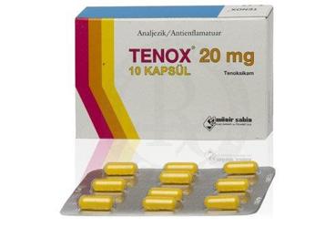 TENOX 20 mg 10 kapsül {Münir} kutu görseli