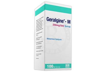 GERALGINE-M 5 ml 250 mg 100 ml şurup { Münir Şahin } kutu görseli