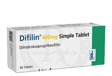 DIFILIN SIMPLE 400 mg 50 tablet kutu görseli
