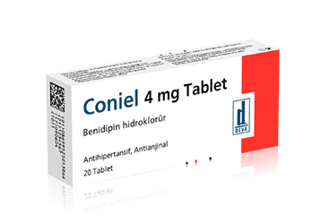 CONIEL 4 mg 20 tablet kutu görseli