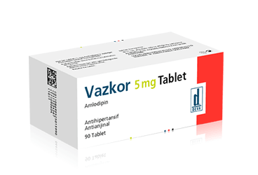 VAZKOR 5 mg 90 tablet kutu görseli