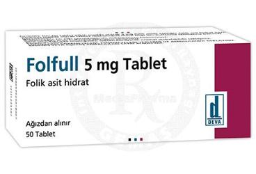 FOLFULL 5 mg tablet (50 tablet) kutu görseli
