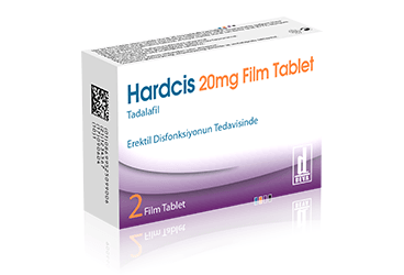 HARDCIS 20 mg 8 film tablet kutu görseli