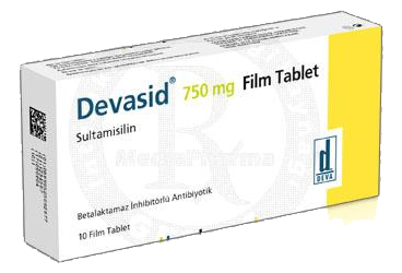 DEVASID 750 mg 10 film tablet kutu görseli