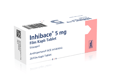 INHIBACE 5 mg 28 tablet {Deva} kutu görseli
