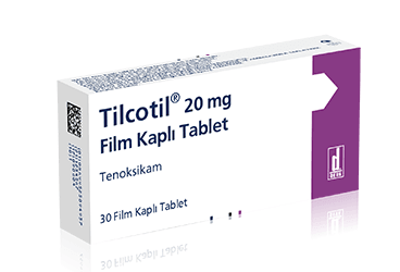 TILCOTIL 20 mg 30 film kaplı tablet kutu görseli