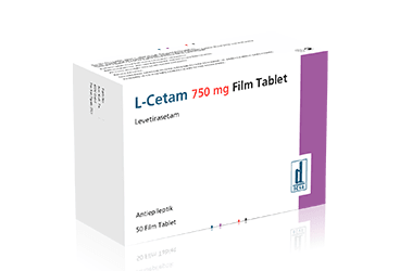 L-CETAM 750 mg 50 film tablet kutu görseli
