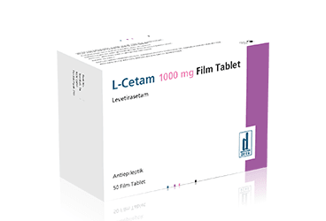 L-CETAM 1000 mg 50 film tablet kutu görseli