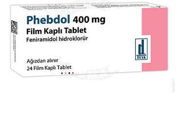 PHEBDOL 400 mg film kaplı tablet (24 tablet) kutu görseli