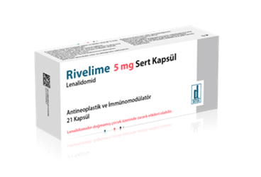 RIVELIME 5 mg 21 sert kapsül kutu görseli