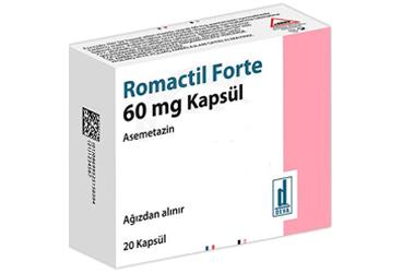 ROMACTIL FORTE 60 mg kapsül (20 adet) kutu görseli