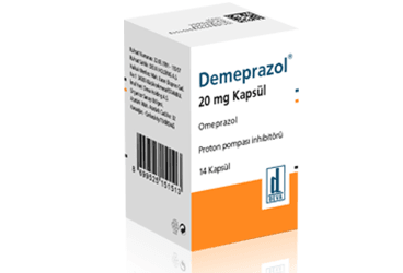 DEMEPRAZOL 20 mg 14 kapsül kutu görseli