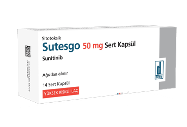SUTESGO 50 mg sert kapsül (14 kapsül) kutu görseli