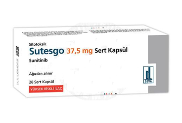 SUTESGO 37.5 mg sert kapsül (28 kapsül) kutu görseli