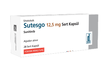SUTESGO 12.5 mg sert kapsül (28 kapsül) kutu görseli
