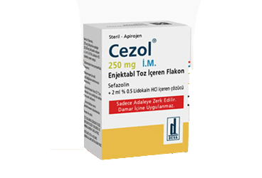 CEZOL IM 250 mg 1 flakon kutu görseli