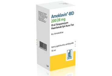 AMOKLAVIN BID 200/28 100 ml süspansiyon kutu görseli