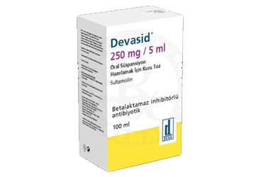 DEVASID 250mg/5ml 100 ml oral süspansiyon kutu görseli