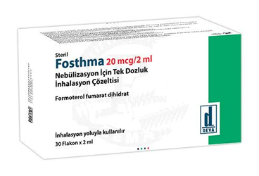 FOSTHMA 20 mcg/2 ml nebulizasyon için tek dozluk inhilasyon çözeltisi (60 adet) kutu görseli