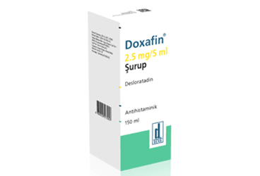DOXAFIN 2.5 mg/ml 150 ml şurup kutu görseli