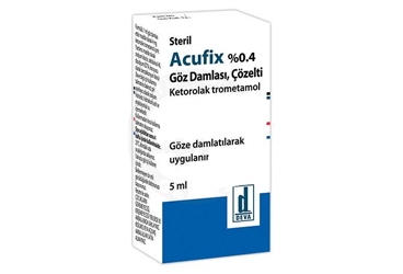 ACUFIX %0.4 göz damlası 5 ml kutu görseli
