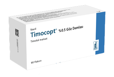 TIMOCOPT %0.50 göz damlası 60 flakon kutu görseli