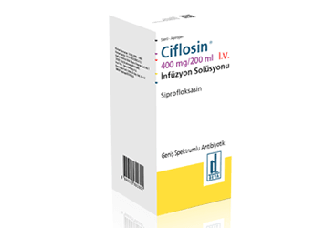 CIFLOSIN 400 mg 200 ml IV inf. solüsyonu kutu görseli