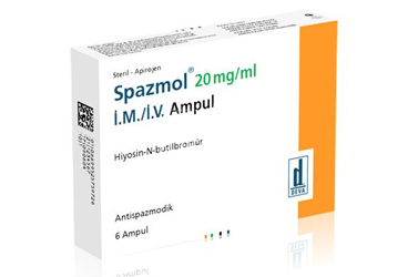 SPAZMOL 20 mg/ml IM/IV 6 ampül kutu görseli