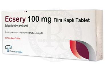 ECSERY 100 mg 20 tablet kutu görseli