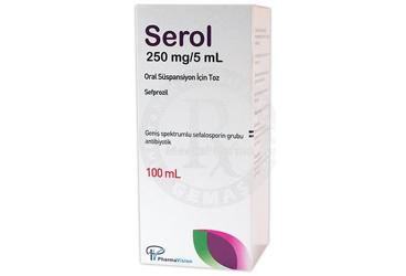 SEROL 250 mg/5 ml oral süspansiyon için kuru toz 100 ml kutu görseli