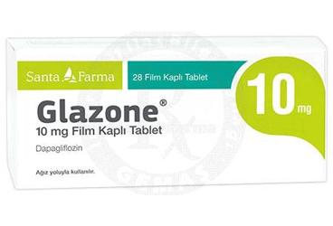 GLAZONE 10 mg film kaplı tablet (28 tablet) kutu görseli