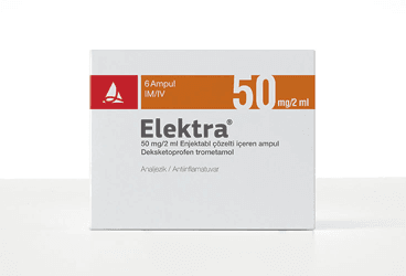 ELEKTRA 50 mg/2 ml enj. çözelti içeren 6 ampül kutu görseli