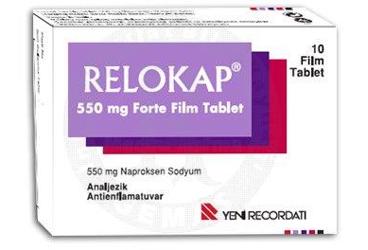 RELOKAP FORT 550 mg 10 film tablet kutu görseli