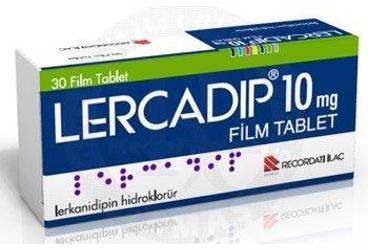 LERCADIP 10 mg 30 film tablet {8699530090241} kutu görseli