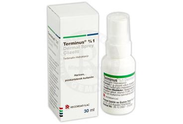 TERMINUS %1 30 ml dermal sprey {8699530510015} kutu görseli