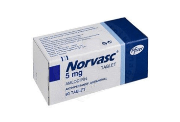 NORVASC 5 mg 90 tablet kutu görseli