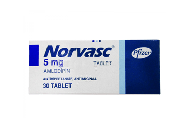 NORVASC 5 mg 30 tablet kutu görseli