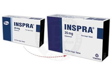 INSPRA 25 mg 30 film kaplı tablet kutu görseli